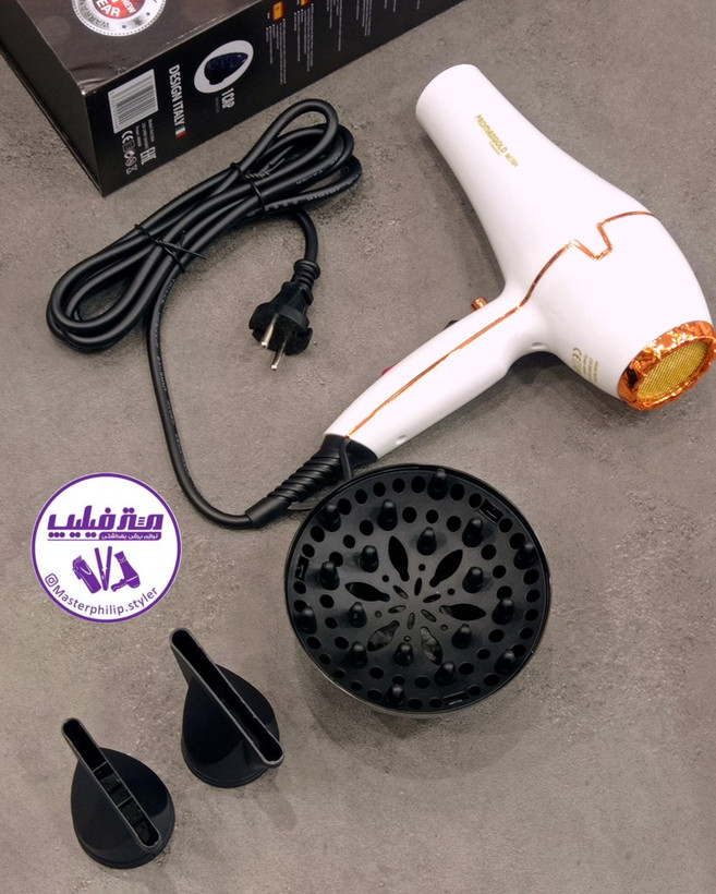 سشوار موتورسنگین پرومکس گلد Ref.7004 - استوک