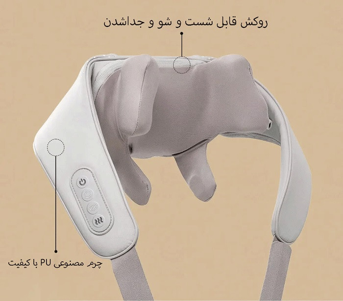 ماساژور حرفهای شانه و گردن بیسیم مدل RelaxPro | Neck Massager with Heat - استوک