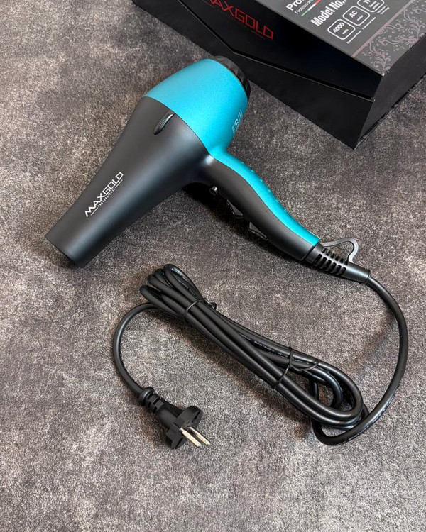 سشوار فوق حرفه ای اورجینال مکس گلد سری M-7000 - استوک