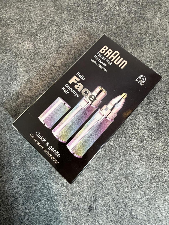 شیور دو کاره صورت و ابرو مارک براون BRAUN مدل BR-5051 - استوک