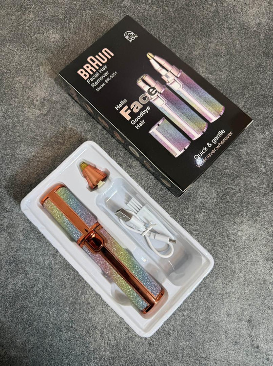 شیور دو کاره صورت و ابرو مارک براون BRAUN مدل BR-5051 - استوک