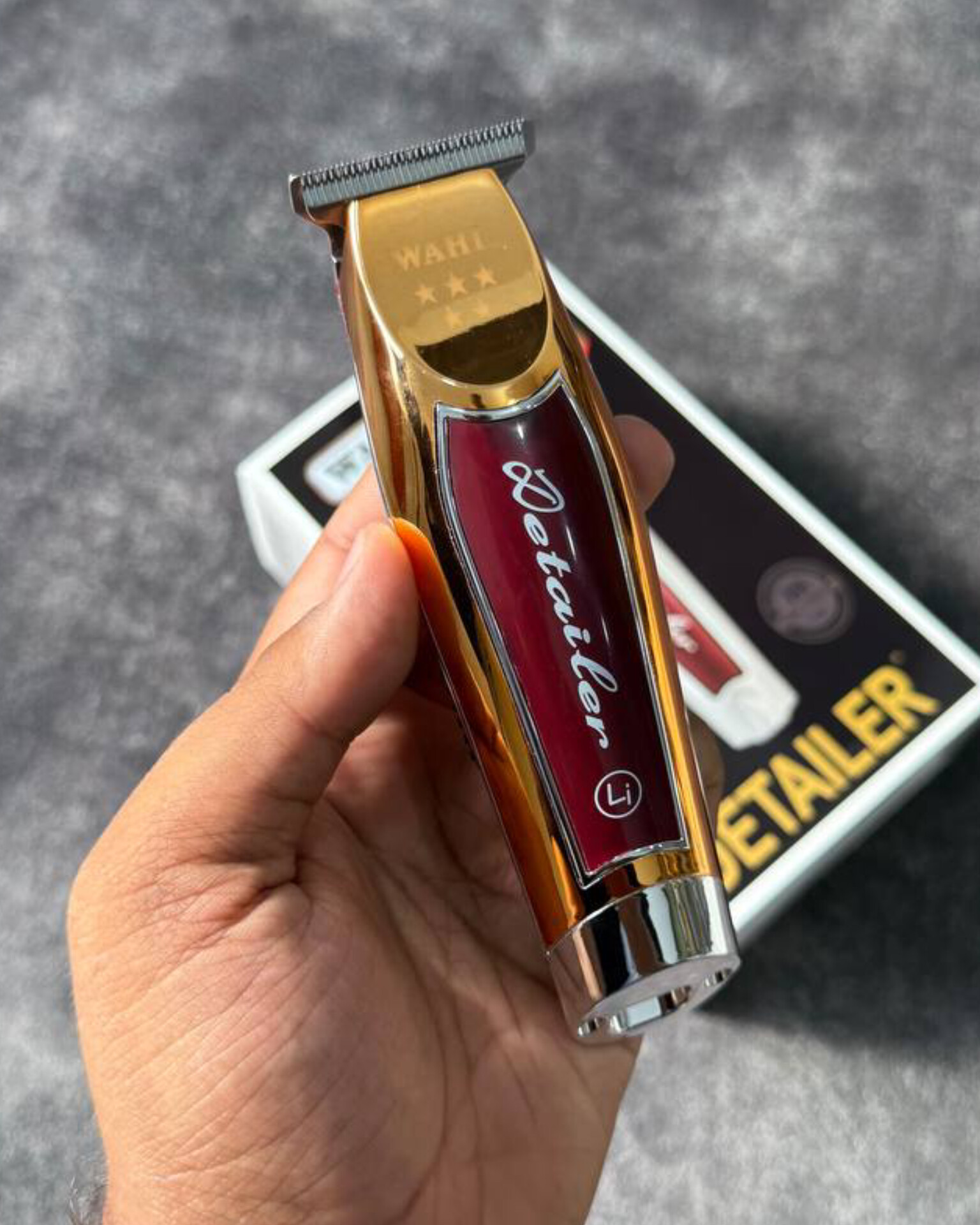 خط زن و صفرزن حرفه‌ای برند وال آمریکایی مدل دیتایلر گلد