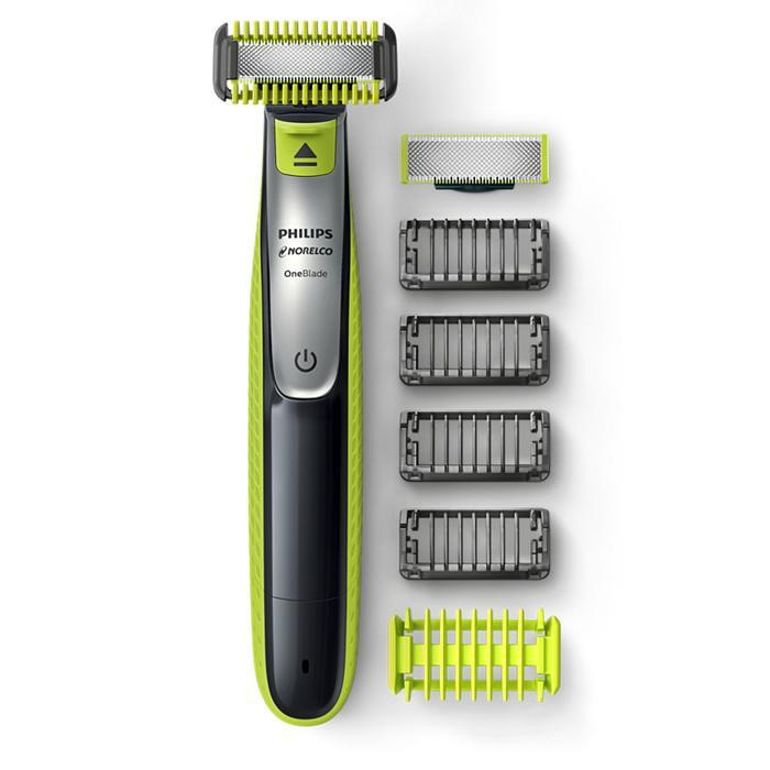 ماشین اصلاح موی صورت و بدن فیلیپس مدل OneBlade به همراه سری یدک QP2824/10 - استوک