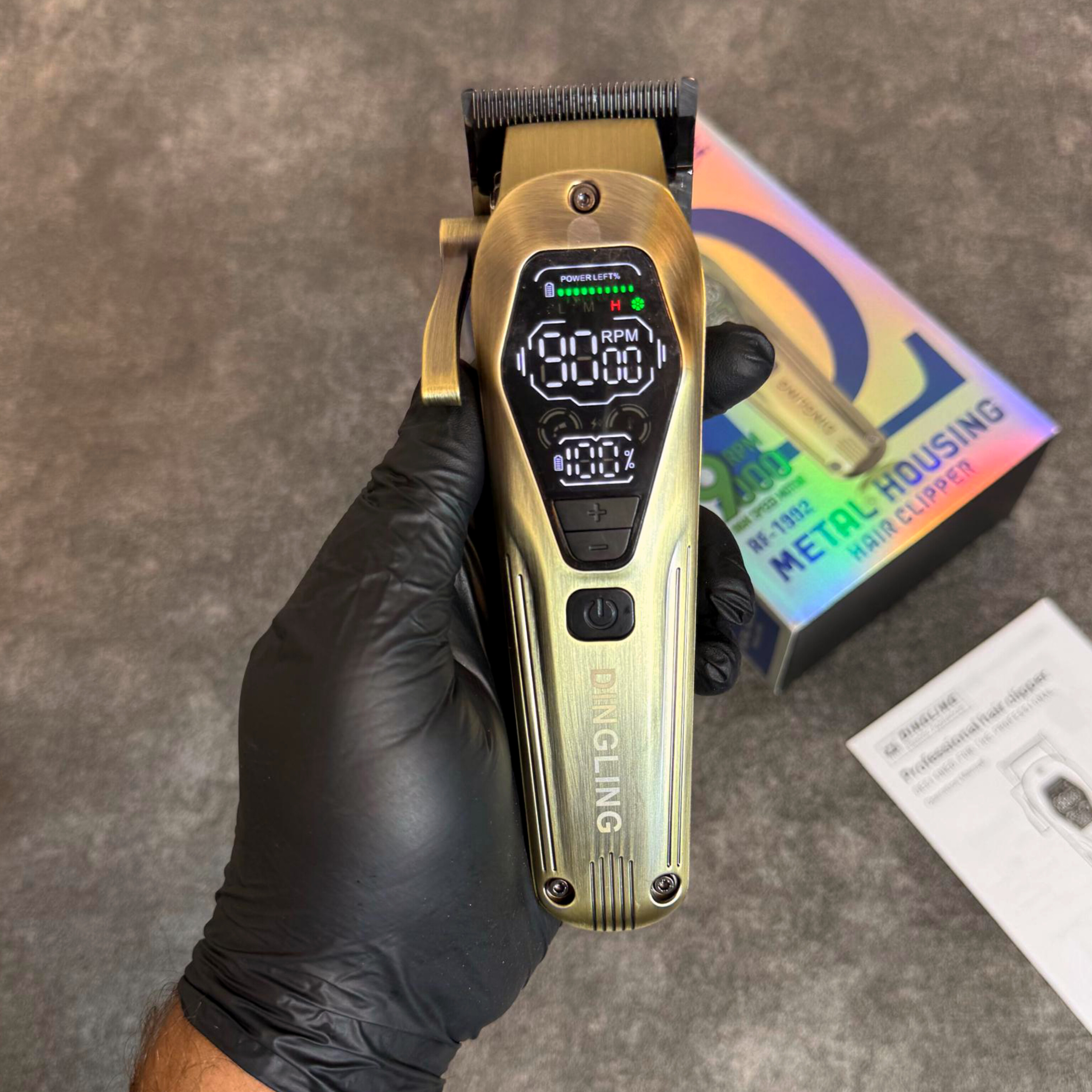 ماشین اصلاح موی سر و صورت شارژی دینگ لینگ مدل RF-1992