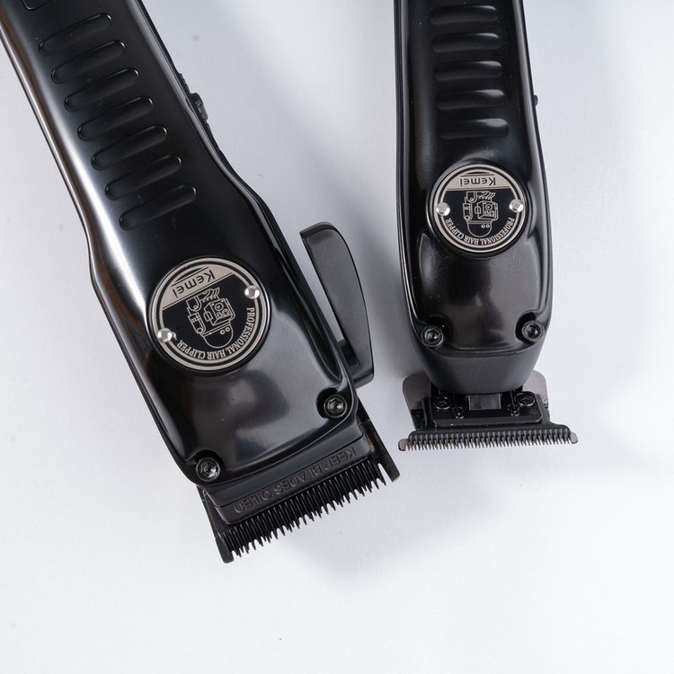 ست 2 عددی ماشین اصلاح سر و صورت کیمی مدل Kemei KM-1827 - استوک