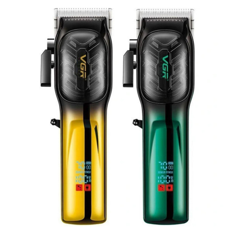 ماشین اصلاح موی سر و صورت شارژی وی جی ار مدل V-654 - استوک