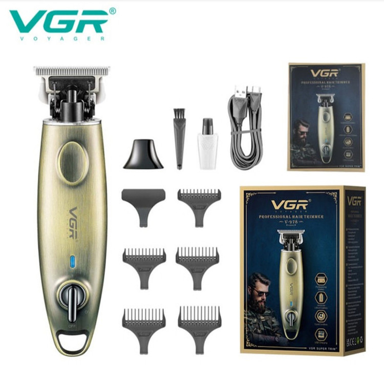 ماشین اصلاح موی سر و صورت وی جی ار مدل V-978 - استوک