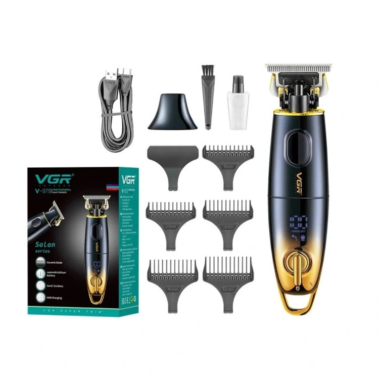 ماشین اصلاح موی سر و صورت وی جی ار مدل V 979 - استوک